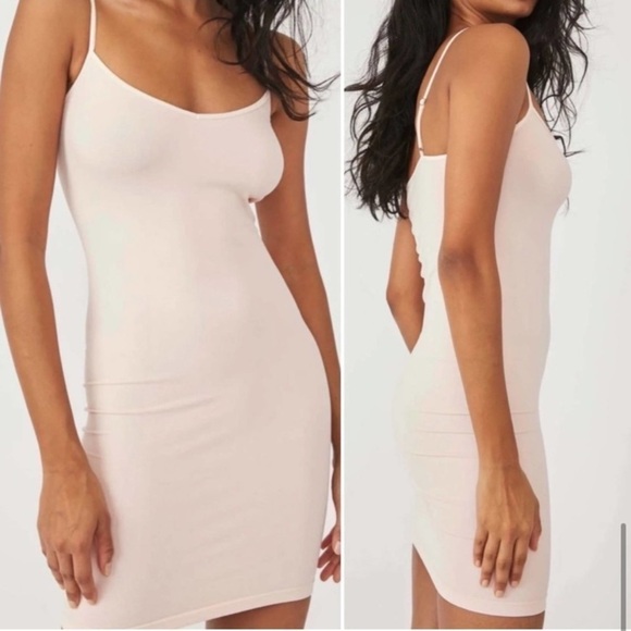 Intimately Free People Cream Shapewear Dress Size Medium - Picture 1 of 9